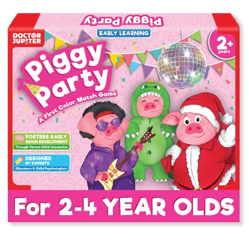 Doctor Jupiter Piggy Party Dress-up Game | Toys for Ages 2-4 | Birthday Gift for 2 Year Old Boys and Girls | Toddler Toys for 2-3-4 Year Old | Learning & Education Toys - style: Piggy Party