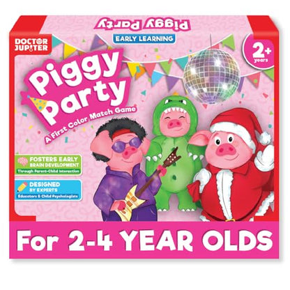 Doctor Jupiter Piggy Party Dress-up Game | Toys for Ages 2-4 | Birthday Gift for 2 Year Old Boys and Girls | Toddler Toys for 2-3-4 Year Old | Learning & Education Toys - style: Piggy Party