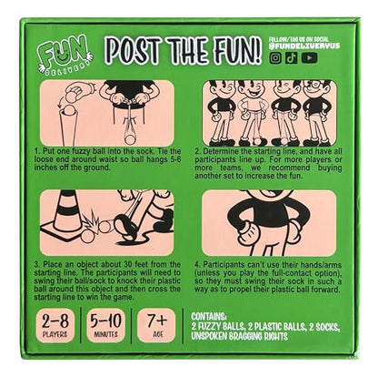 Trunk Swinging Contest Fun Action Party Game, 2 Player Set | Hip Swing Race, Indoor and Outdoor, Group Hilarious, Adults and Family, Office Parties, Family Game Nights, Gag Gifts