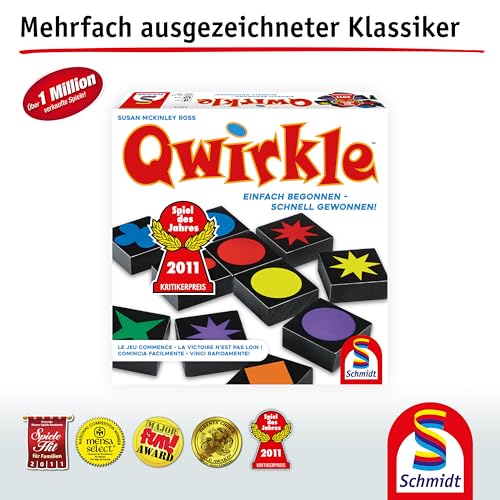 Schmidt Spiele 49014 Qwirkle, Game of the Year 2011, Family Game