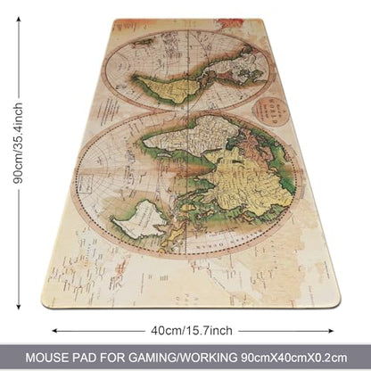 Professional Gaming Mouse Pad XXL & Computer Large Mouse Pad Table Mat(35.4x15.7x0.1IN, Ball) - color: Ball, size: 35.4x15.7x0.1IN