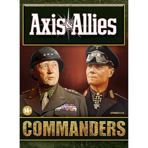 Renegade Game Studios Axis & Allies Commanders - 24 WWII Leader Tiles | Compatible with all core game editions, including 24 double-sided historical portraits of generals and admirals from 9
