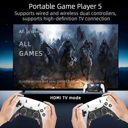 ugtenversi 7.0-inch Retro Handheld Gaming Console 64GB, Pre-loaded with 15,000+ Games/30+ Emulators, Supports HDMI Output for Big-Screen Gaming