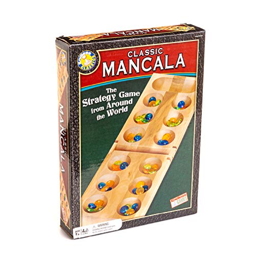 Classic Mancala - Fun Board Game for Friends and Family - Timeless Strategy Game - size: 1.69 x 6.5 x 8.88 inches