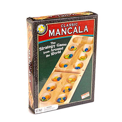 Classic Mancala - Fun Board Game for Friends and Family - Timeless Strategy Game - size: 1.69 x 6.5 x 8.88 inches