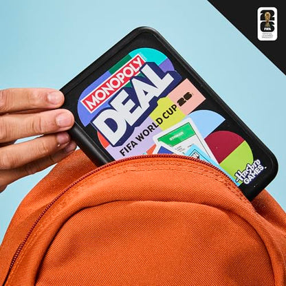 Monopoly Deal FIFA World Cup 2026 Edition Game – Officially Licensed FIFA World Cup Soccer Card Game for Kids – Ages 8+ – 2 to 5 Players – 15 Mins. - style: Monopoly Deal