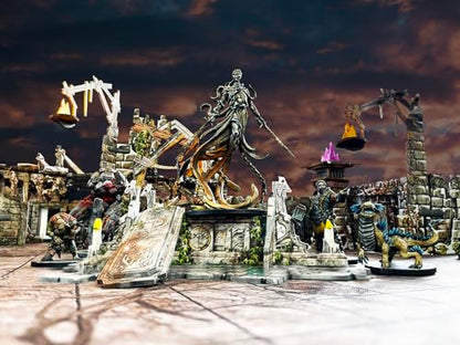 Maladum The Forbidden Creed Expansion - Fantasy Dungeon Crawler Game Immersive Terrain Solo, Co-op and Adversarial Play