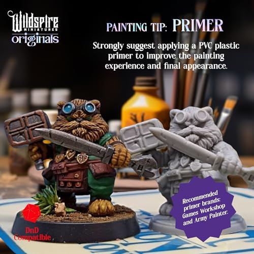 Wildspire Spellblades Miniatures for DND Dungeons and Dragons, Battlemage Characters for D&D minis