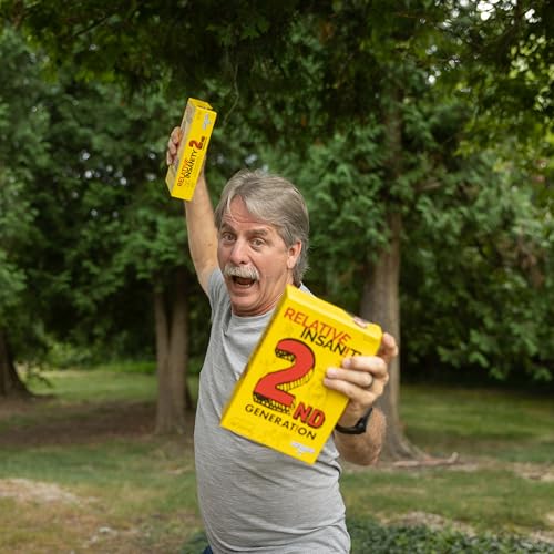 Relative Insanity by Jeff Foxworthy - Multi-Player Card Games for Family Night, Ages 14+ - style: 2nd Gen