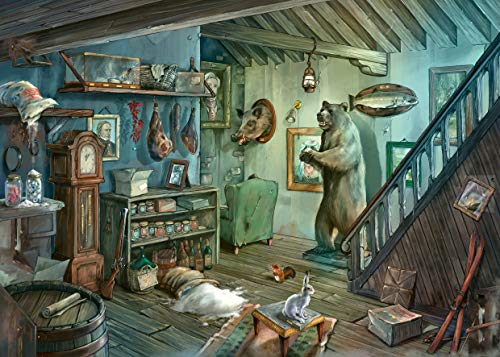 Ravensburger Forbidden Basement Jigsaw Puzzle - 759 Pieces | for Kids & Adults Ages 12+ | Escape Room Experience | Unique Cutting Process | Premium Quality - FSC Certified