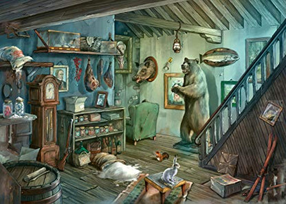 Ravensburger Forbidden Basement Jigsaw Puzzle - 759 Pieces | for Kids & Adults Ages 12+ | Escape Room Experience | Unique Cutting Process | Premium Quality - FSC Certified