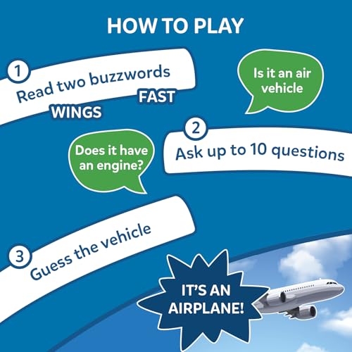 Skillmatics Guess in 10 – Things that Go, Educational & Trivia Card Game - style: Things That Go!