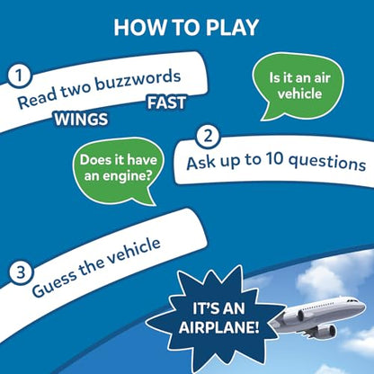 Skillmatics Guess in 10 – Things that Go, Educational & Trivia Card Game - style: Things That Go!