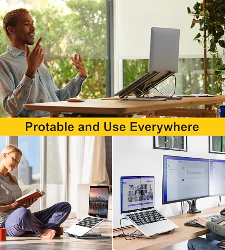 9 in 1 USB C Laptop Dock Stand with HDMI+DP,4K Dual Monitor PD 100W | Single 8K for Windows DP 1.4 or Dual 4K for Win and Mac,2 USB A 3.0, PD 100W, USB C 3.0+SD&TF for Mac Windows, Mac, ChromeOS - style: M93 9 in 1(HDMI+DP)