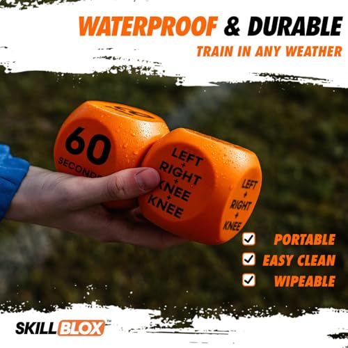 Kick Up Soccer Training Dice Game 2 Pack | Soccer Gifts for Boys | Kick Up & Shooting Training Dice | Fun Soccer Skill Games for Kids | Screen Free Sports Toys & Soccer Gifts - size: Kick Up Dice