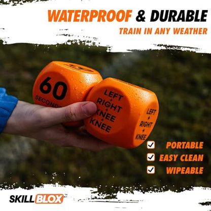 Kick Up Soccer Training Dice Game 2 Pack | Soccer Gifts for Boys | Kick Up & Shooting Training Dice | Fun Soccer Skill Games for Kids | Screen Free Sports Toys & Soccer Gifts - size: Kick Up Dice