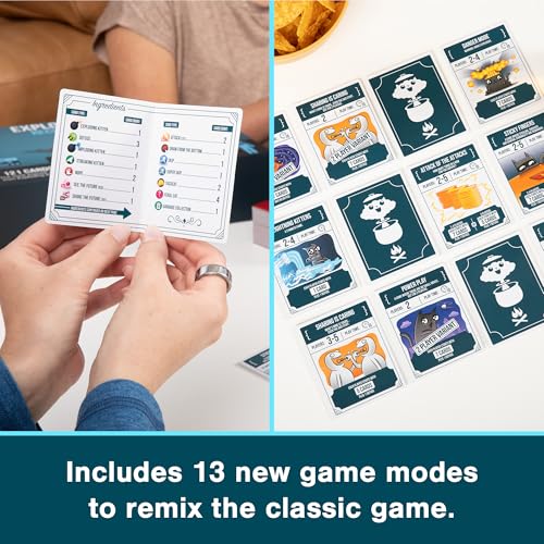Exploding Kittens Recipes for Disaster Card Game, 2-5 Players, Ages 7+ | The ultimate Exploding Kittens collection! Play 13 wild game modes with fan-favorite cards from the original and expansions. - style: Recipes for Disaster