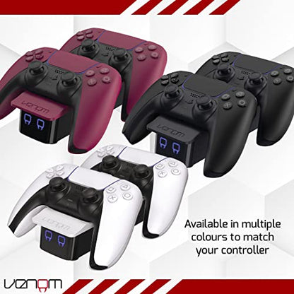Venom PS5 Controller Twin Docking Station - Black (PS5)