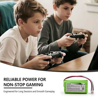 (2-Pack) 2.4V 2000mAh Ni-MH Battery Pack Replacement for Nvidia Shield Game Controller, Shield TV Game Controller P2920, HRLR15/51, HFR-50AAJY1900x2