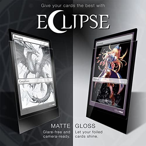 Ultra Pro E-15616 Eclipse Standard Matte Sleeves 100 Pack-Apple Red - color: Apple Red