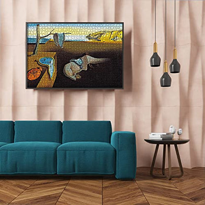MaxRenard Game 1000 Pieces Jigsaw Puzzle Fine Art Collection Toy Salvador Dali The Persistence of Memory - color: A036
