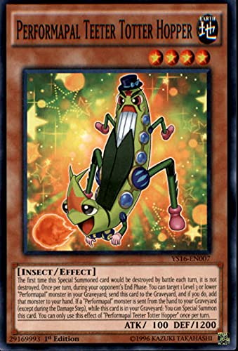 2016 Yu-Gi-Oh Starter Deck Yuya 1st Edition #YS16EN007 Performapal Teeter Totter Hopper C