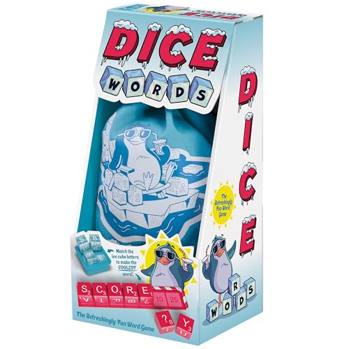 Thames & Kosmos Dice Words | The Refreshingly Fun Word Game | Roll, Spell & Score | Skill, Luck & Speed | 2–4 Players | Ages 8+