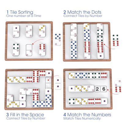 Keeping Busy Dementia Games for Seniors | Alzheimer Products for Elderly Patients Match Dots| Fun Memory Game Toy & Cognitive Brain Puzzle for Senior Citizens w/Memory Loss or Alzheimers