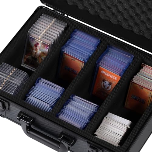 Graded Card Storage Box Secure Storage Box Card Case | Plastic Case Organizer,Portable,Easy to Clean,Graded Card Storage,Waterproof - size: L
