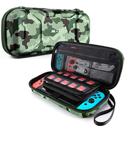 Mumba Carrying Case for Nintendo Switch OLED/Switch 1/Switch Lite, [Standard Version] Protective Travel Carry Case Pouch for Nintendo Switch Console & Accessories - color: Camouflage