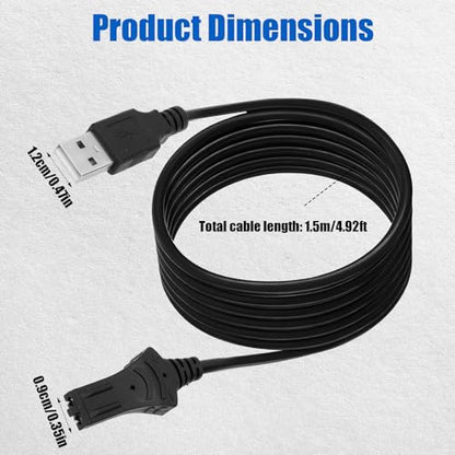 1pcs 1866460 Charging Cable for Minn Kota I-Pilot Link Remote | 1.5m/4.92ft Long Charger Cord Replacement Accessories Compatible with All Trolling Motor i-Pilot Remotes