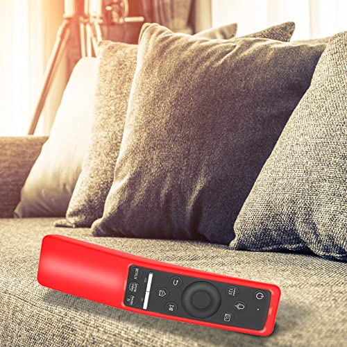 Case Compatible with Samsung Smart TV Remote Controller BN59 Series, Light Weight Silicone Cover Protector Shockproof Anti-Slip Remote Skin Sleeve - Red - color: Red