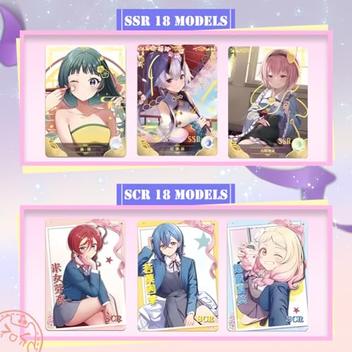 Booster Box Goddess Story Waifu MEIKA Series TCG Anime Girl Cards Collection Trading Card (NS1-13) - color: Ns1-13