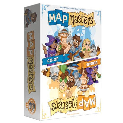 Map Masters Card Game | Competitive or Cooperative Dungeon-Crawling Adventure & Strategy Game for Kids & Adults, Ages 10+, 1-5 Players, 30-60 Mins