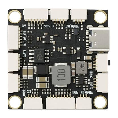 AERO SELFIE F405NC Drone Flight Controller, 2-10S LiPo, BMI42688 IMU, SPL06/DPS310 Barometer, OSD, 6 UART, 10 PWM, BEC 5V/9V, MicroSD Slot, Supports Betaflight, Ardupilot, INAV