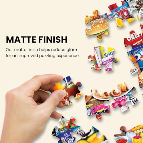 MasterPieces Kids Favorite Foods 1000-Piece Jigsaw Puzzle - Eco-Friendly Matte Finish - 19.25"x26.75" - Bonus Poster - Quality Guaranteed - size: 1000 Piece with Bonus Poster
