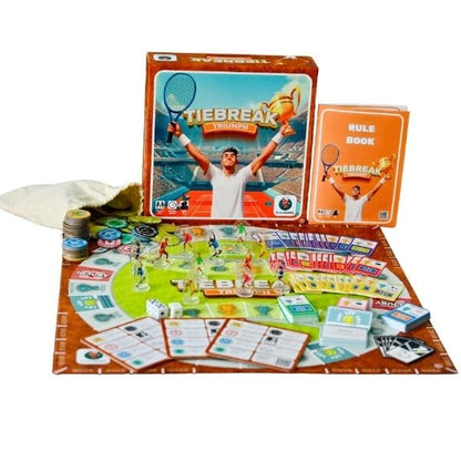 Tennis Board Game for Adults & Kids - 2-6 Player Strategy Game | Tennis Gifts for Men, Women & Fans | Family Game Night | World's First Tennis Tour Board Game