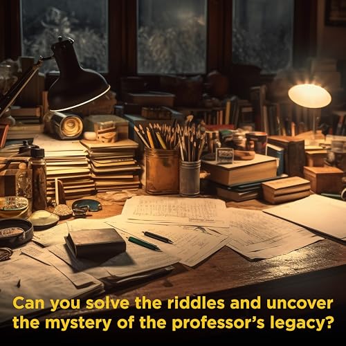 EXIT: The Professor's Last Riddle | Escape Room| Brainteasers | Mystery Solving | Treasure Hunt | Kosmos Game | at-Home Escape Room - style: Escape Room