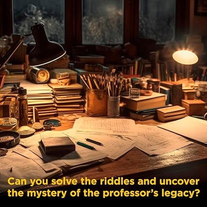 EXIT: The Professor's Last Riddle | Escape Room| Brainteasers | Mystery Solving | Treasure Hunt | Kosmos Game | at-Home Escape Room - style: Escape Room