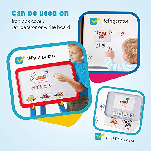 Coogam Magnetic Letters Numbers Alphabet Fridge Magnets ABC 123 Educational Toy Set Preschool Learning Spelling Counting Uppercase Lowercase Math for 3 4 5 Years Kid Toddler