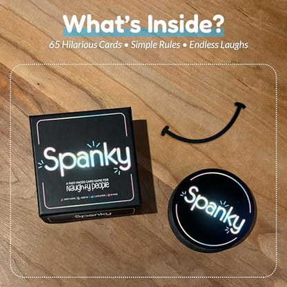 Spanky - Fast Party Card Game for Adults | Naughty, Funny & Quick to Learn | 2–8 Players, Perfect for Pregames, Bachelor/Bachelorette & Game Night