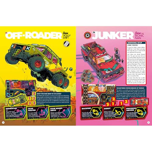 Rebellion Unplugged: Joyride: Survival of the Fastest - Car Combat Board Game, Battle On Maps & Racetracks, Ages 12+, 2-4 Players - style: Base Game