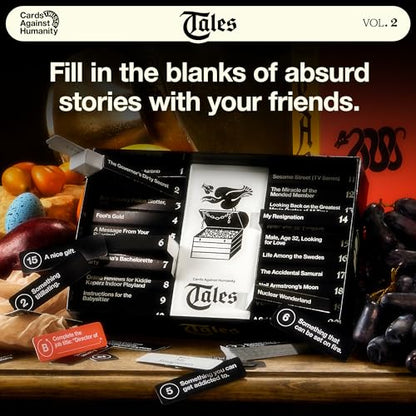 Cards Against Humanity Tales Vol. 2 • A New Twist on The Classic Adult Party Game • Fill in The Blanks of Horrible Stories with Your Cards