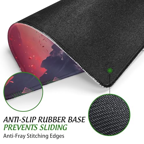 Full Moon Mouse Pad Square Mouse Pads with Stitched Edge, Computer Mousepad with Non-Slip Rubber Base for Computer Laptop Office Desk Accessories 9.5x8 Inches - color: Full Moon
