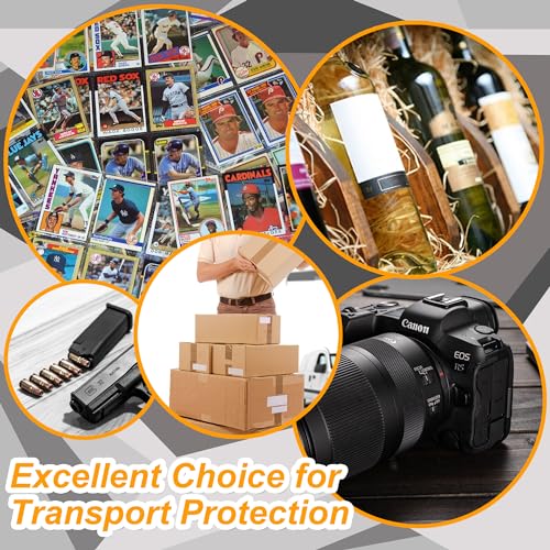 Foam Card Dividers - 24 PCS Multifunction Foam Dividers for Trading Cards Shock Absorbing Foam Block for Sport Playing Game Card Packing Cases and Crafts