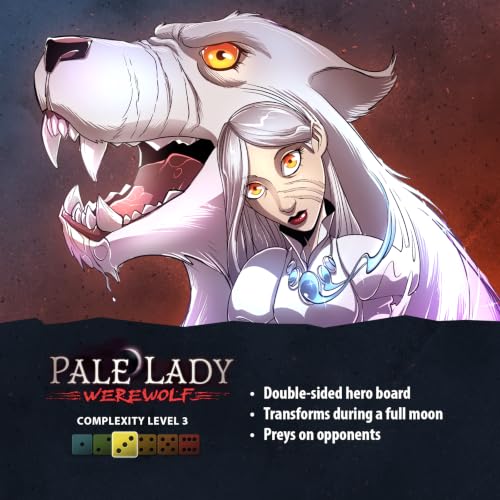 Dice Throne Box Game - Strategic Dice & Card Battler (Pale Lady) - style: Pale Lady