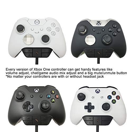 LEVELHIKE Stereo Headset Adapter for Xbox One & Xbox Series X|S Controller - Adjust Audio Balance (Game Sound & Voice Chat), Volume, Mic Directly