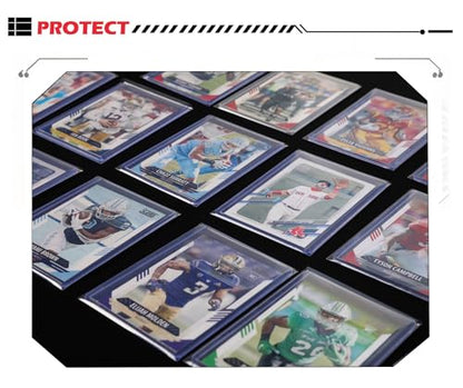 Top Loader Sleeves 1000 Pack, Resealable Team Bags for 35-75PT Rigid Top Loader Card Holders - Penny Sleeves for 3"X4" Top Loaders Trading Card - size: 1000 Pack