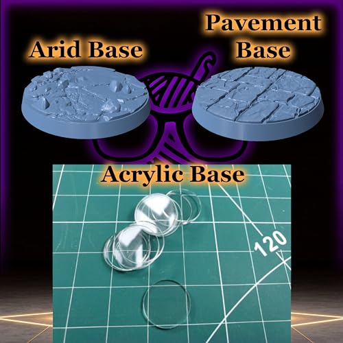 Generic Jaxxon Blackwood | Victor Tinevale | Human Gunslinger Miniature for Tabletop Games Like D&D and War Gaming| Dungeons and Dragons Mini | RN estudio Clear Acrylic Base, Gray