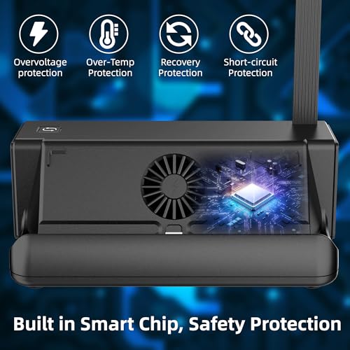 ZMBESUP Switch Dock Station with One-Key Card Switching, 4 Game Card Slots, Cooling Fan, 1080P HDMI Output, Type-C Power Input for Switch/Switch OLED, Portable TV Docking Station